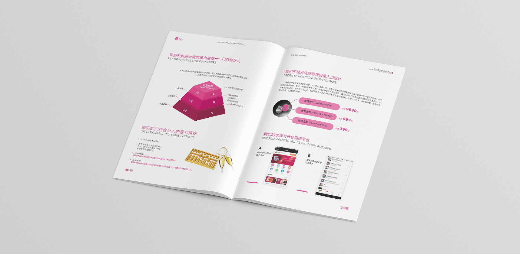 花鮮素招商手冊(cè)，登客品牌設(shè)計(jì)