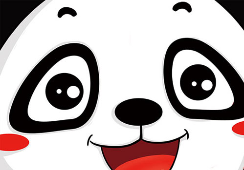 餐飲吉祥物設計，熊貓卡通形象設計，企業(yè)表情包設計